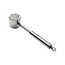Martillo de carne de acero inoxidable 304, ablandador de carne y prensa de ajos, herramienta de cocina multifuncional, regalos para la familia.