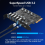 Κάρτα PCI-E σε USB 7 θυρών 3.2 τύπου Gen2 Adapter με κάρτα επέκτασης εύρους ζώνης 20Gbps για 3