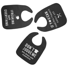 3 stuks eetslabbetjes voor senioren, eetslabbetjes voor mensen met een beperking, benodigdheden voor het eten van ouderen, beschermdoek voor senioren