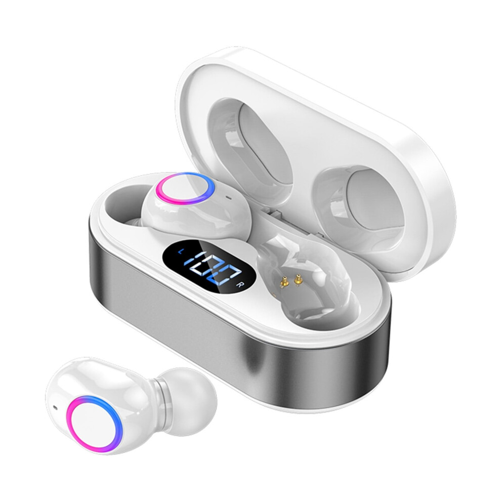 Eqwljwe Twins Wireless Mini Headset Bluetooth 5.2 Sport Headset Portable Charging Box Bluetooth Headset Holiday Clearance 9423501340979