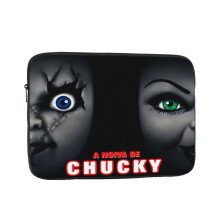 Bride of Chucky laptophoes, schokbestendige beschermhoes voor notebooks met accessoirevak, aktetas-achtige draagtas, geschikt voor 10, 12, 13, 15 en