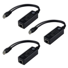 3x POE napájecí modul, standardní izolovaný rozbočovač 48V až 5V, 2,4A, rozbočovač rozhraní USB