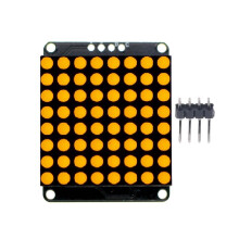 jixopn HT16K33 8x8 Dot Matrix Modul de afișare LED cu interfață I2C, modul microcontroler, 5V MCU, modul de control al afișajului LED, compatibil