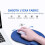 Mousepad ergonômico BAILANku com apoio para pulso, espuma viscoelástica e base antiderrapante – Compatível com mesas de escritório. 3