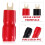Mizh Wakauto2Pairs A0326Copper0GA Ακροδέκτης φτυαριού Προσαρμογείς πιρουνιού φτυαριού 5