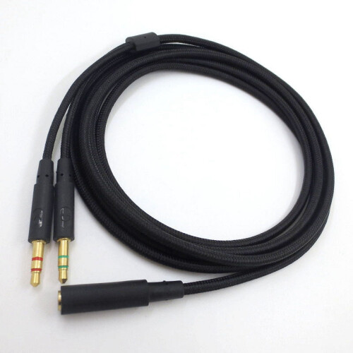 Καλώδιο επέκτασης ήχου Universal2in1Gaming Headset 3,5 mm για ακουστικά Cloud II/Alpha/Cloud Flight/Core 1