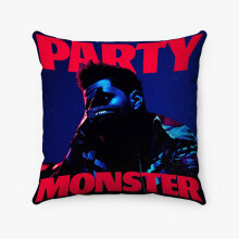 AIVO The Weeknd Party Monster -tyynyliina, yhteensopiva 16x16 tuuman sisäosan kanssa, personoitu kehrätty polyesteripäällinen sohvalle,