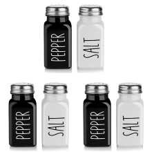 3-delige zout- en peperstrooier set, landelijke zoutstrooier, moderne decoratie voor de keukentafel in landelijke stijl