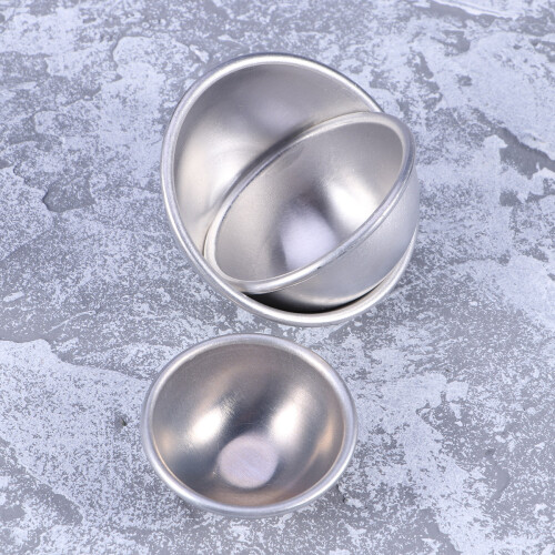 Halbkreisförmige Muffinform, Puddingkugelform, Kürbisform, Verpackung optional, 3er-Set 2