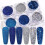 6 pcs nail glitter glitter, Nail decorations multicolour 1