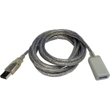 Cabo de extensão USB APC - Tipo A Macho - Tipo A Fêmea - 1,8 m - Transparente (19103cl6f1e)