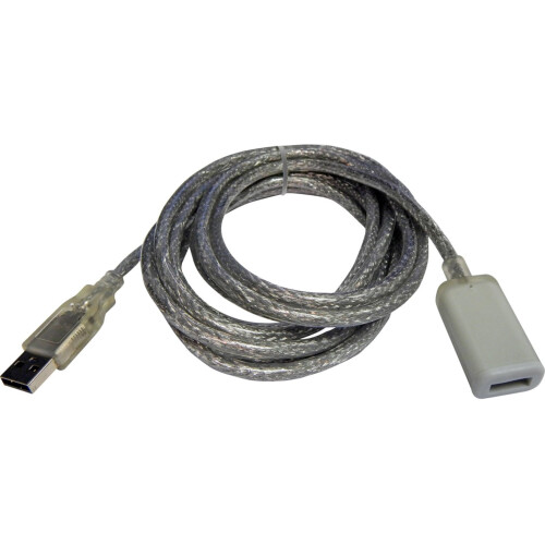 Καλώδιο επέκτασης USB Apc - Αρσενικό τύπου Α - Θηλυκό τύπου Α - 6 πόδια - Διαφανές