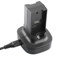 Pretty Comy dubbele batterijlader/laadstation voor Xbox 360, compatibel met Microsoft Xbox-afstandsbediening.