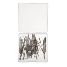 Alfileres de costura, agujas para máquina, 60 unidades, punta redonda resistente, para manualidades, costura y uso doméstico, acero inoxidable.