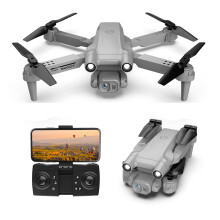 WJSXC Drone met camera H7Drone HD Luchtfotografie Afstandsbestuurbare Vliegtuig Kinderspeelgoed Jongen Mini Helikopter Vliegtuig Grijs