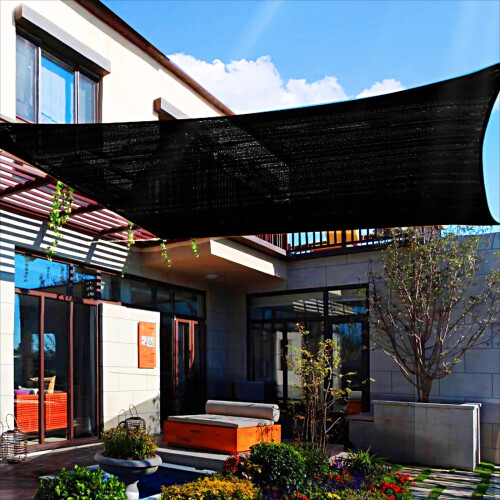 SLYNSHome Clearance Εξωτερικό Μπαλκόνι Αυλή Μαύρο Δίχτυ Σκίασης Κρυπτογραφημένο Πυκνό 1
