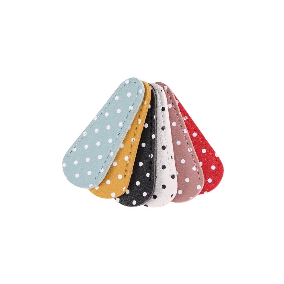 Imcbstt 6 Pieces Embroidery Scissors Sheath Polka Dot Scissors Protective Cover Scissors Leather Sheath For Scissors Protection 9423501730367