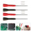 Xing4pcs Αισθητήρας ακροδεκτών δοκιμής από ανοξείδωτο χάλυβα Βελόνα πολύμετρου 6