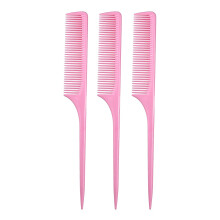 Peignes à queue de rat 61XL, peigne démêlant à dents larges pour cheveux épais et rêches, mèches, raie à l'arrière, ensemble de peignes de
