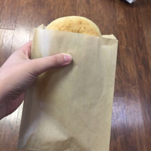 Sandwichposer Kjekspose til bakeri, brød, snacks, vokspapirpose, 8x6x1in 2