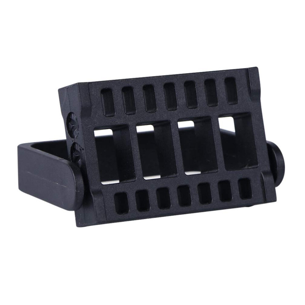 Nail Drill Bit Holder With Organized 16Hole Storage, Black Nail Grinding Tool Organizer For Manicure 9365369742109