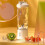 Φορητό μπλέντερ DERCLIVE Blade Blender Ισχυρό ασύρματο μπλέντερ, μίνι μπλέντερ με καπάκια 3