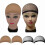 Lot de 4 bonnets de perruque en filet extensible et élastique 3
