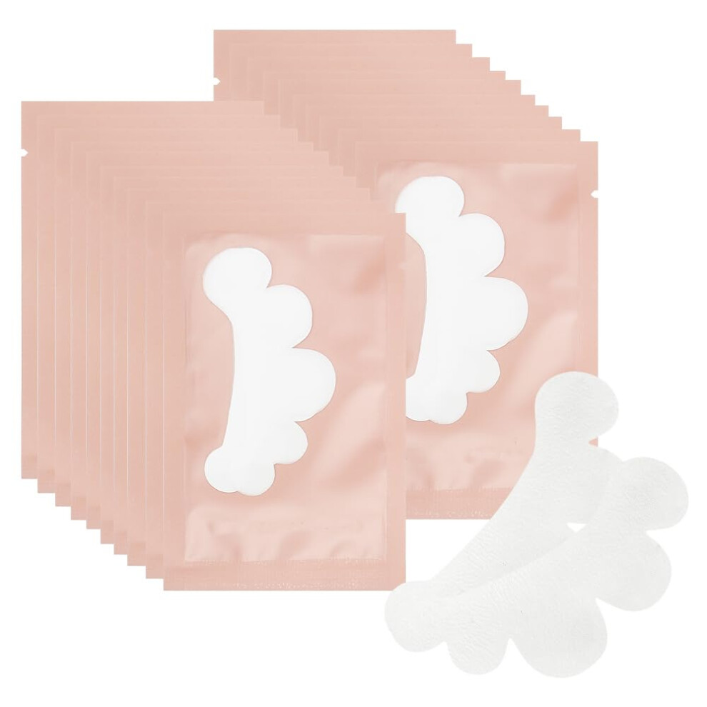 Pink 100 Pairs Hydrogel Lint Under Eye Pads For Eyelash Extension Application