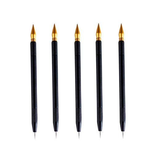 Conjunto de 5 Canetas para Desenho e Raspagem, Estilo Esboço (Pretas) 1