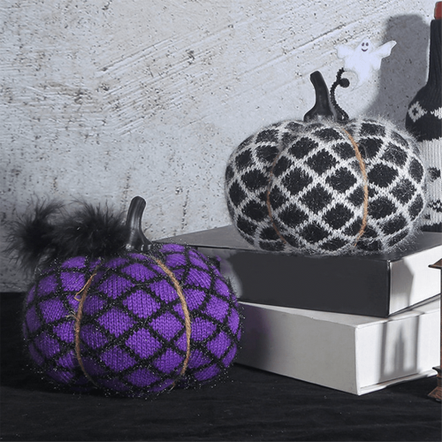 Διακόσμηση Μαξιλαριού Κολοκύθας για Halloween, Μαξιλάρι Κολοκύθας 3D, Βελούδινες 1