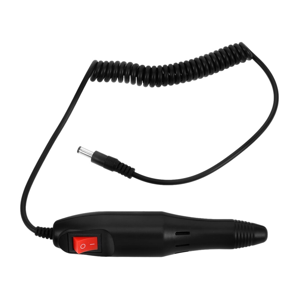 Electric Nail Drill Handpiece Metal Replacement Handle for Precise Nail Polishing and Salon Use