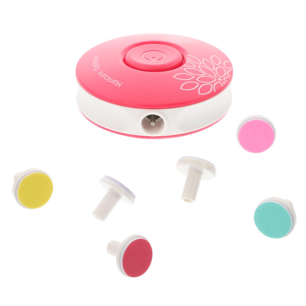 Electric Nail File and Polisher with Six Grinding Heads for Manicure Pedicure Travel Use