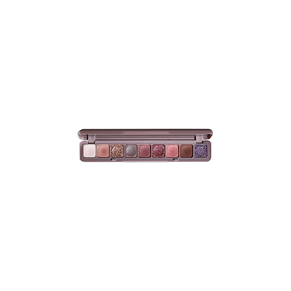 Eyeshadow Palette with Matte and Shimmer Shades, Multiuse Makeup Powder for Eyes, Cheeks and Nails
