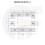 TV Unit Panorama Wall - White with Gloss Doors and LED Lights 11