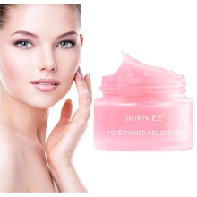 Pore Primer Gel Cream with Hydrating Botanical Extracts for Flawless Pore Blurring Makeup Base, 1pcs Pink