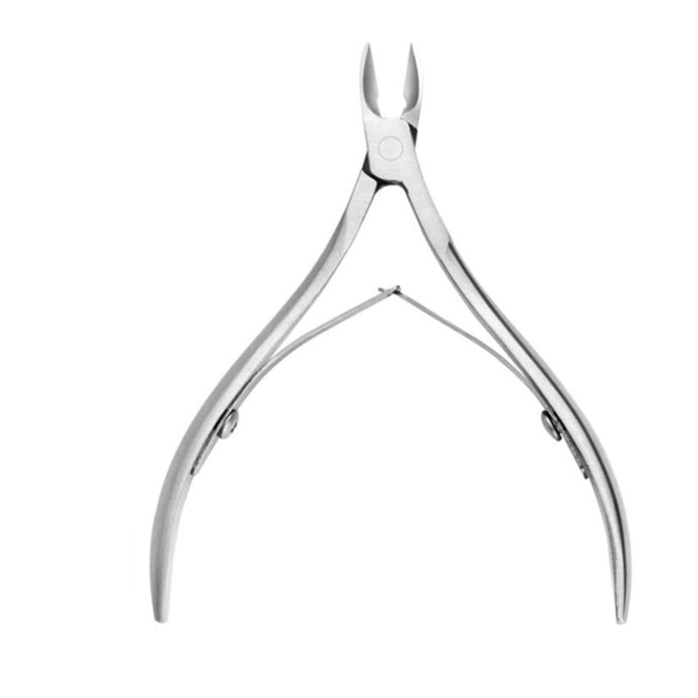 Silver Cuticle Nipper Stainless Steel Professional Nail Clipper For Manicure Pedicure