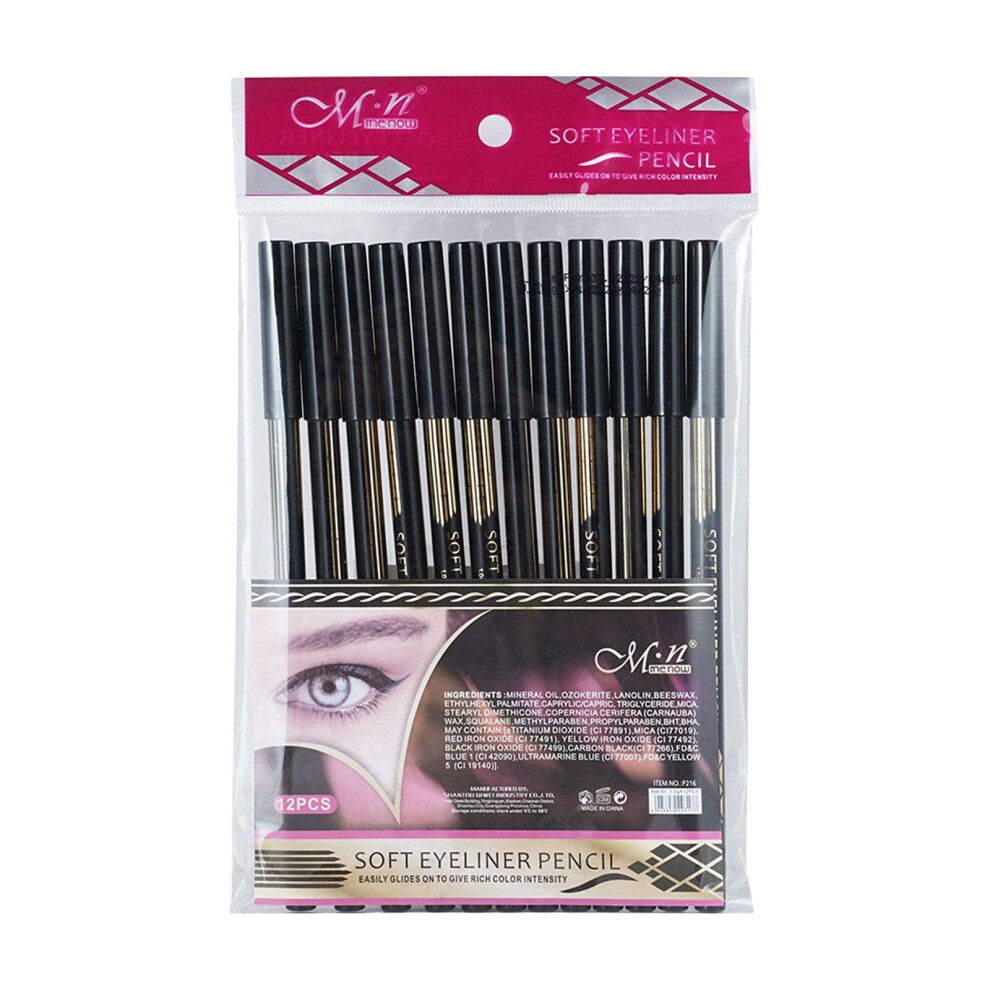 Black,Cream Black Waterproof Eyeliner Gel Stick With Quickdry Cream Formula For Precise Longlasting Wear