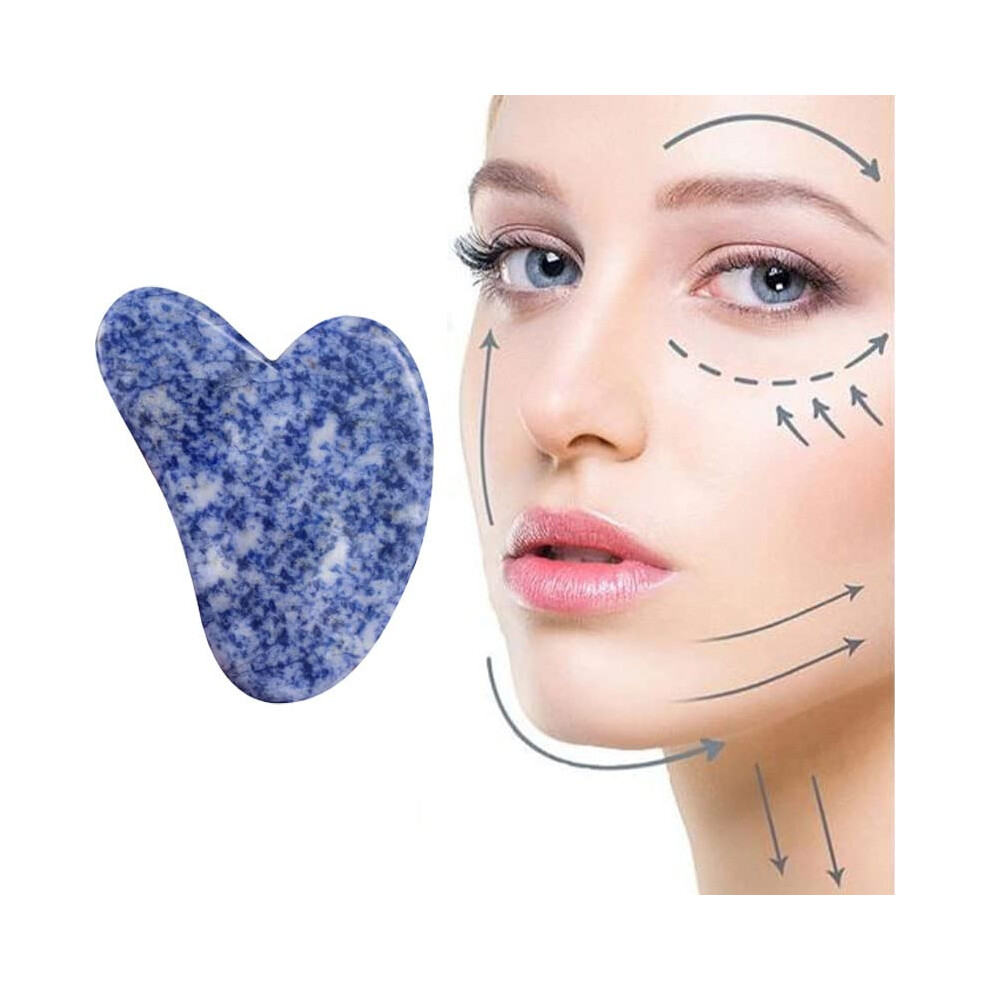 Jade Roller and Gua Sha Set AntiWrinkle Face Sculpting Tool for Skincare and Muscle Relaxation