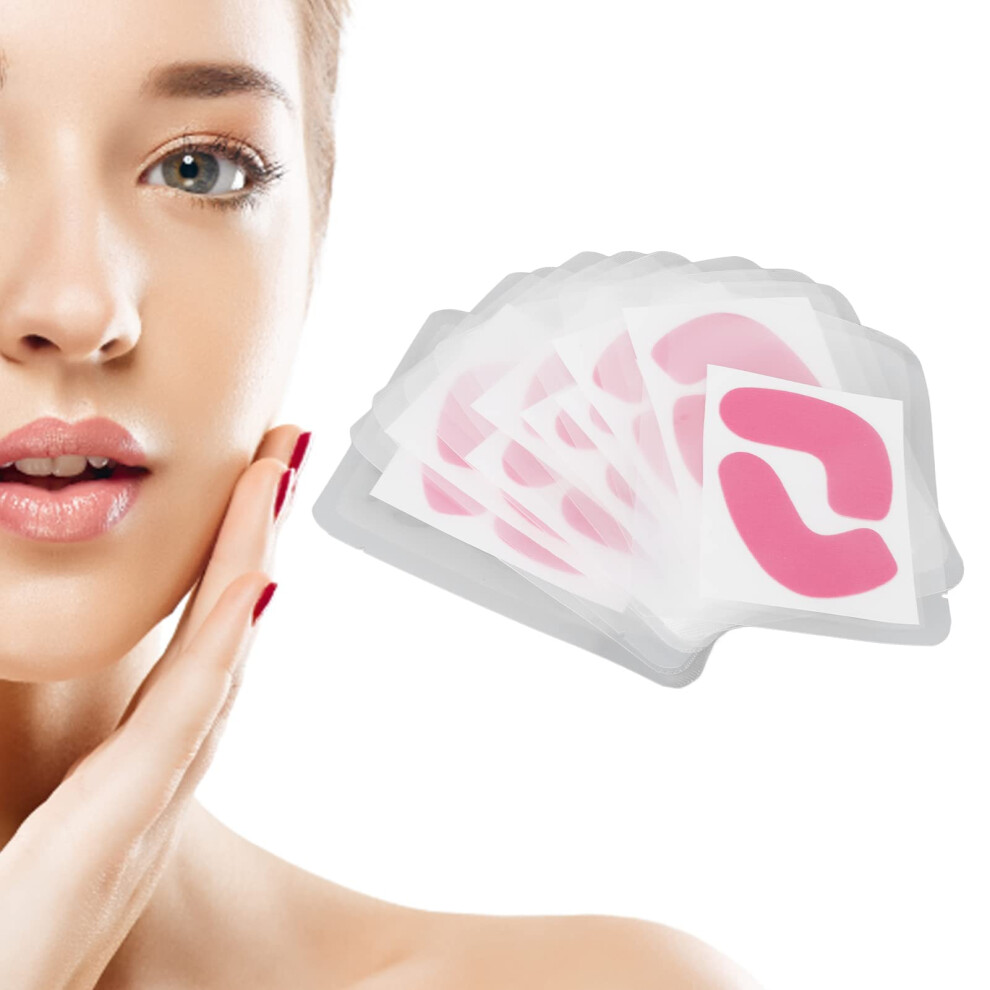 Red Hydrogel Face Patches Rose Antiwrinkle Nasolabial Pads Deep Hydration Home Beauty Salon 10 Sheets