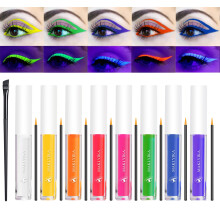 Neon Liquid Eyeliner Set 8 Colors Matte Waterproof Long Lasting Gel Formula for Eye Makeup