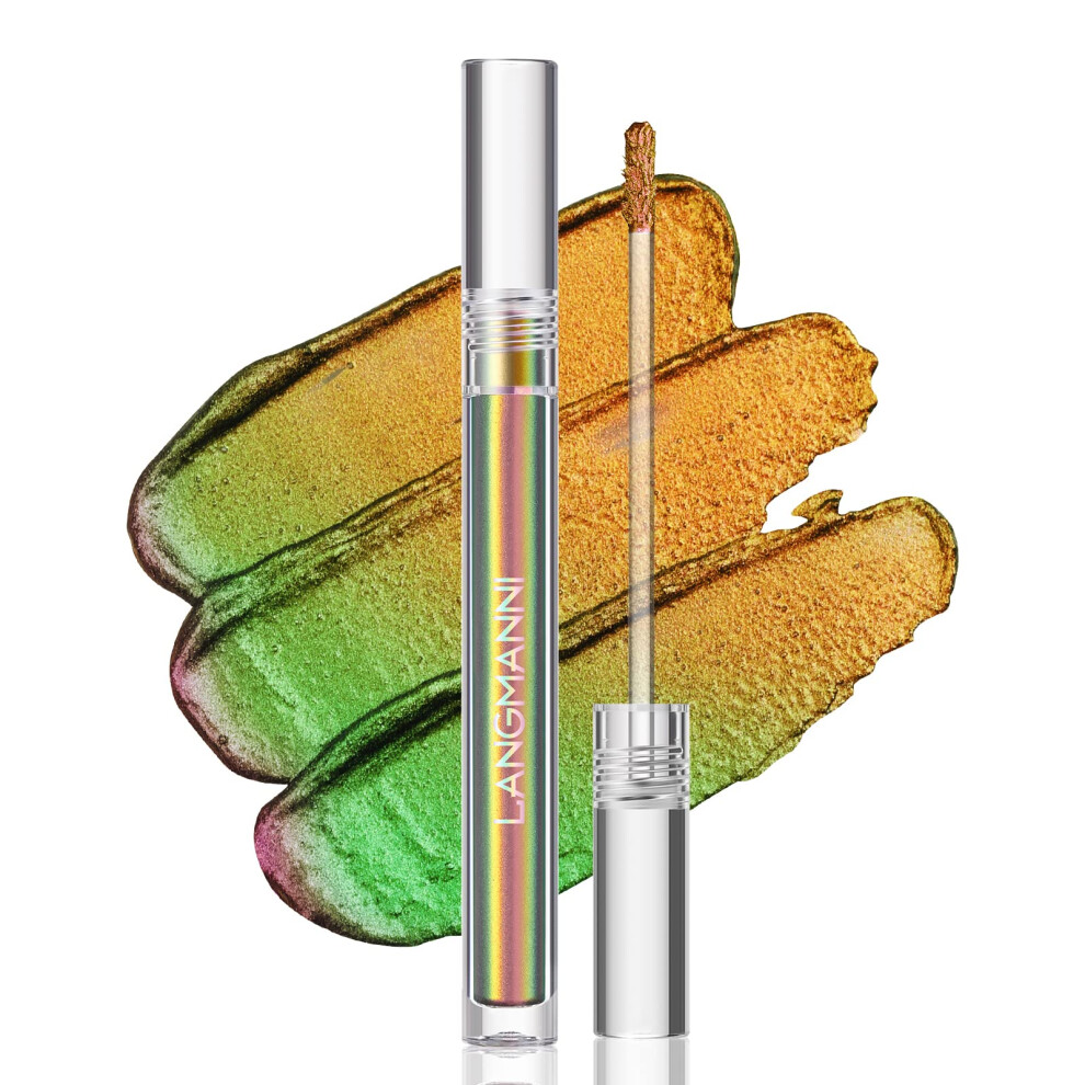 Multichrome Liquid Eyeshadow with TripleShift Metallic Finish, LongLasting Glitter Color