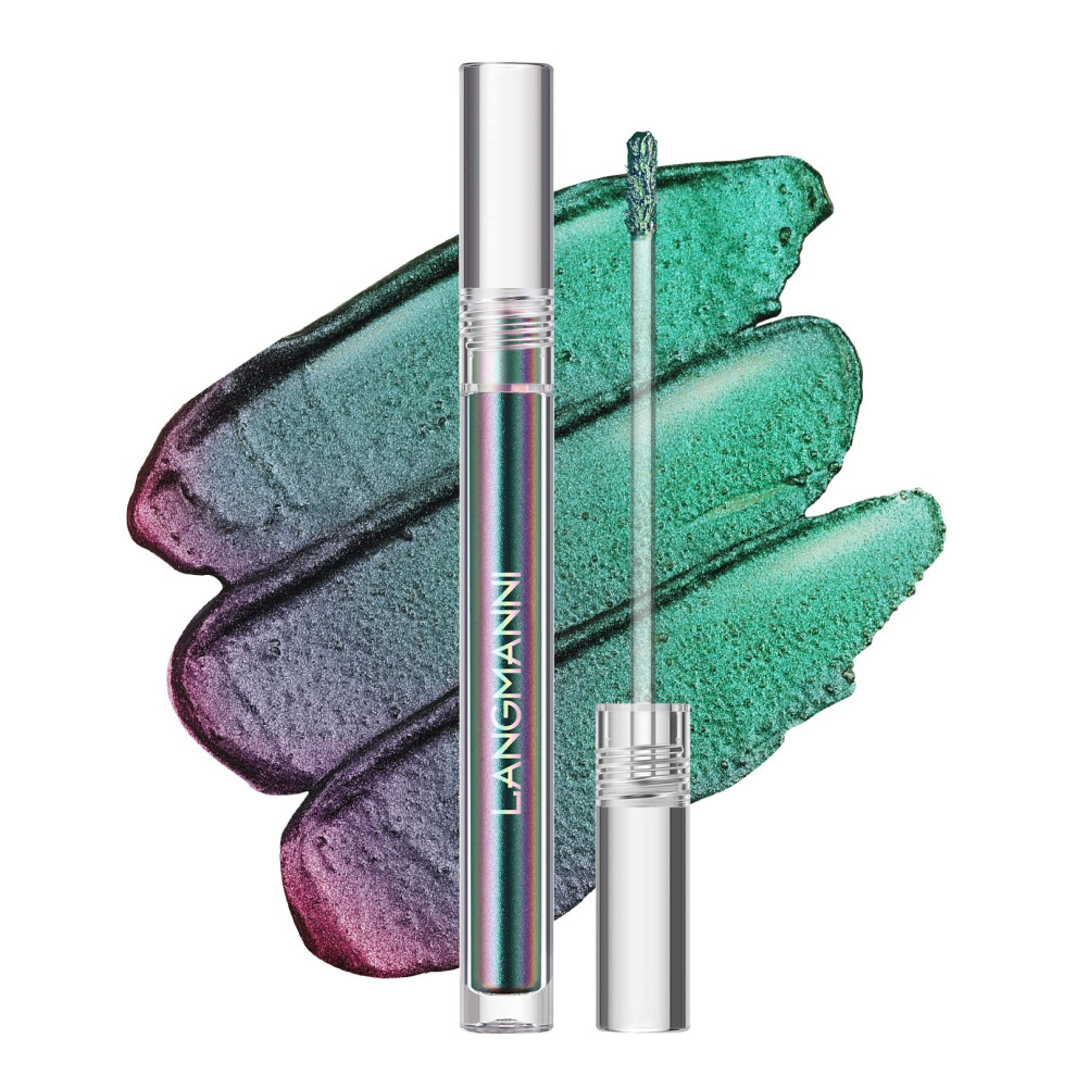Multichrome Liquid Chameleon Eyeshadow ThreeTone Color Shift LongLasting Metallic Pigment