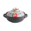 Ceramic Casserole Dish with Lid, Small Floral Pattern, 1.5L Round Cookware for Home Kitchen 1