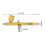 Aérographe buse de 0,3 mm gobelet de 6 ml kit doré 2