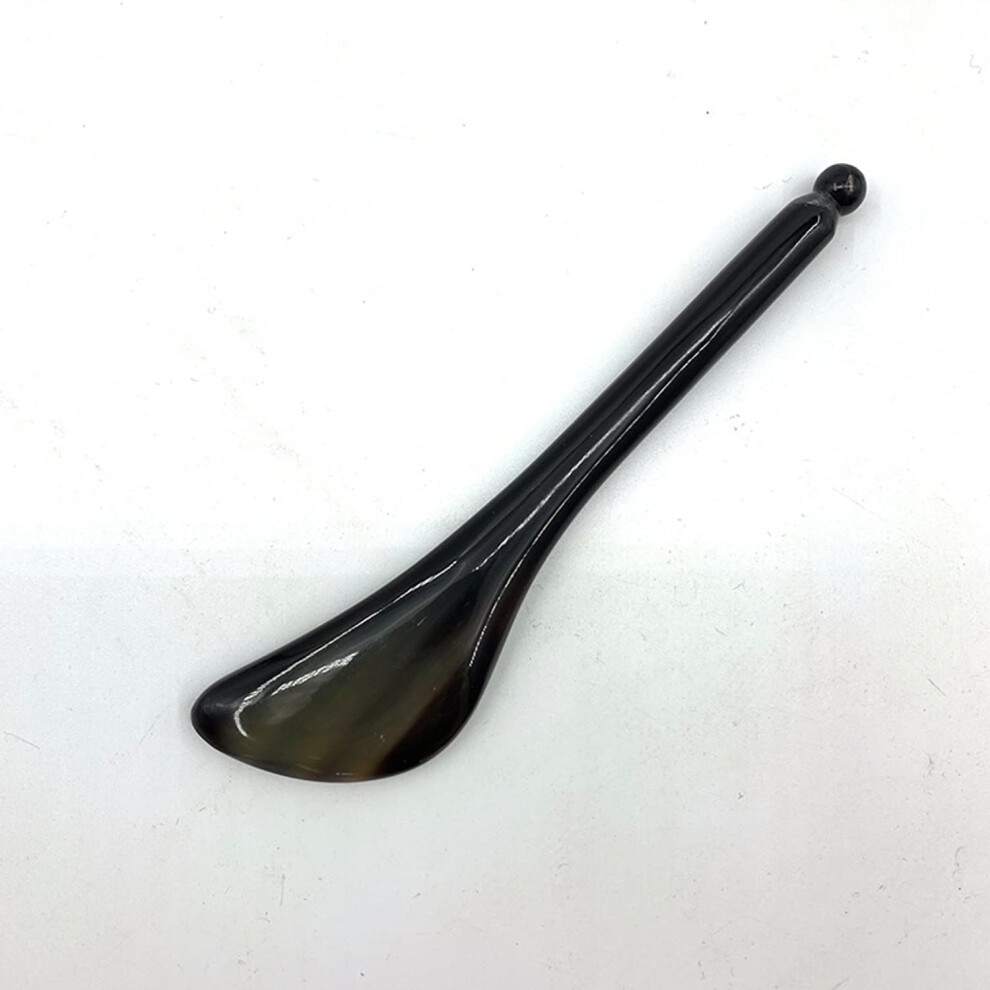 Yellow Natural Horn Gua Sha Tool For Facial Massage And Acupoint Therapy, Smooth Edges, Combo A