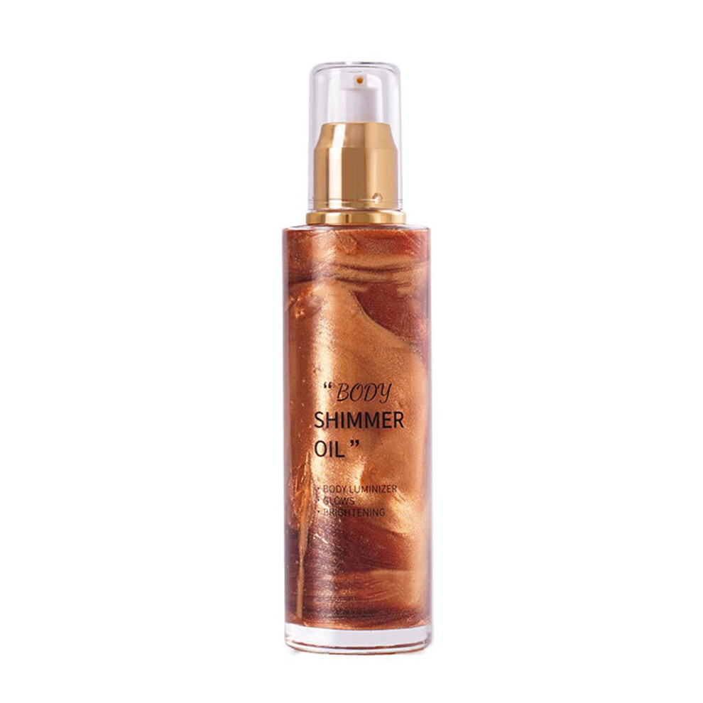 Bronze/Gold Body Highlighter 30Ml Liquid Luminizer For Face And Body With Radiant Nonsticky Glow