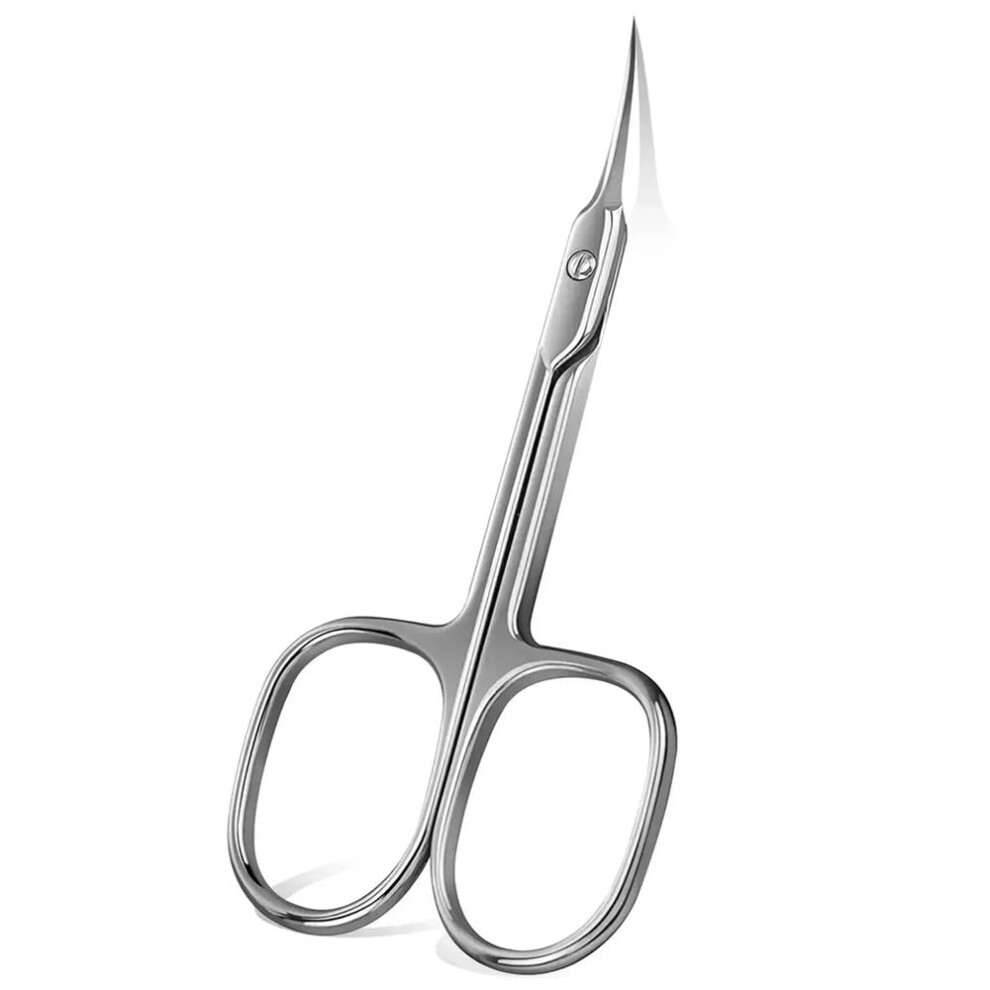 Cuticle Scissors Stainless Steel Curved Blade Precision Tip for Professional Manicure and Pedicure