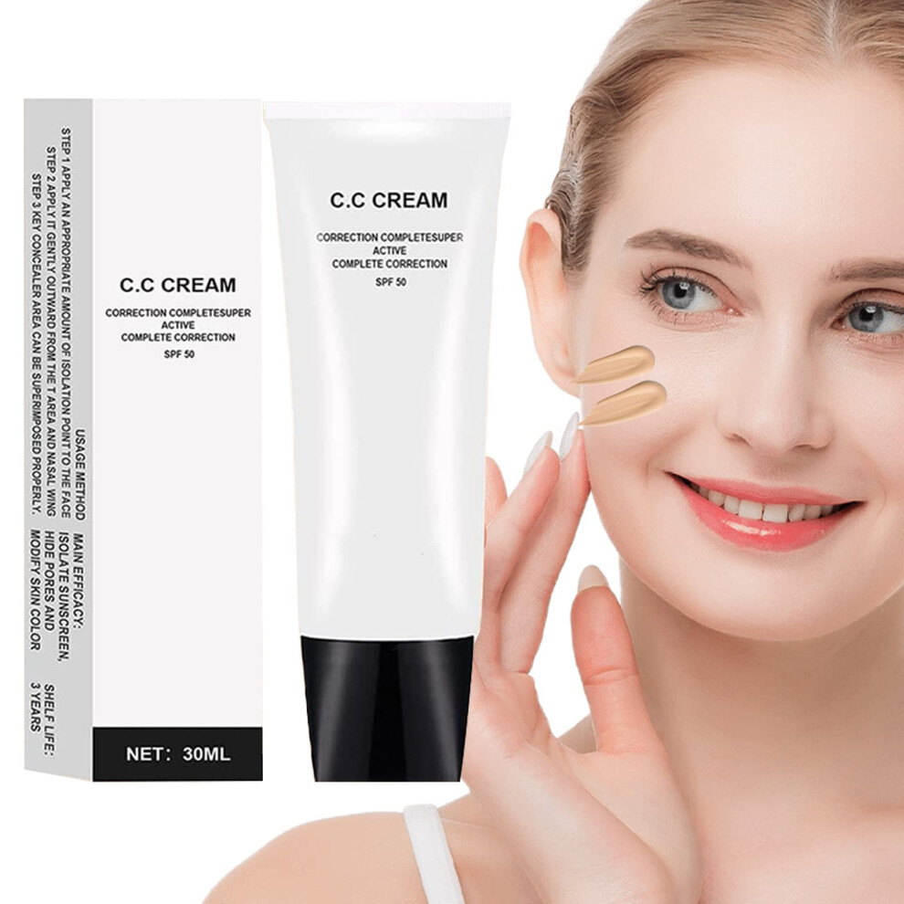 Cream/Ivory Cc Spf 50 With Lightweight Moisturizing Coverage For Mature Skin