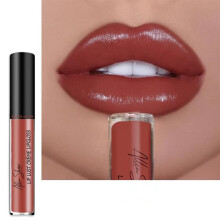 Waterproof Liquid Matte Lipstick Shade 12 with Moisturizing Long Lasting Lip Gloss for Women