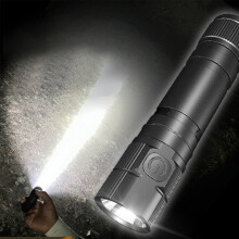Lanterna recarregável de alto brilho, 3 modos de LED super brilhante, compatível com casa e camping, lanterna portátil Gnobogi